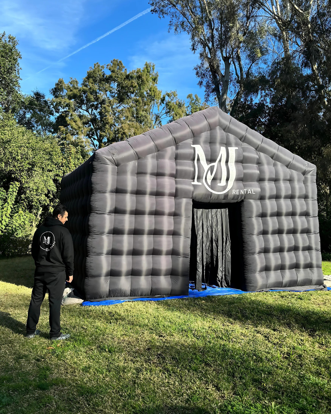 Black Inflatable Nightclub Rental