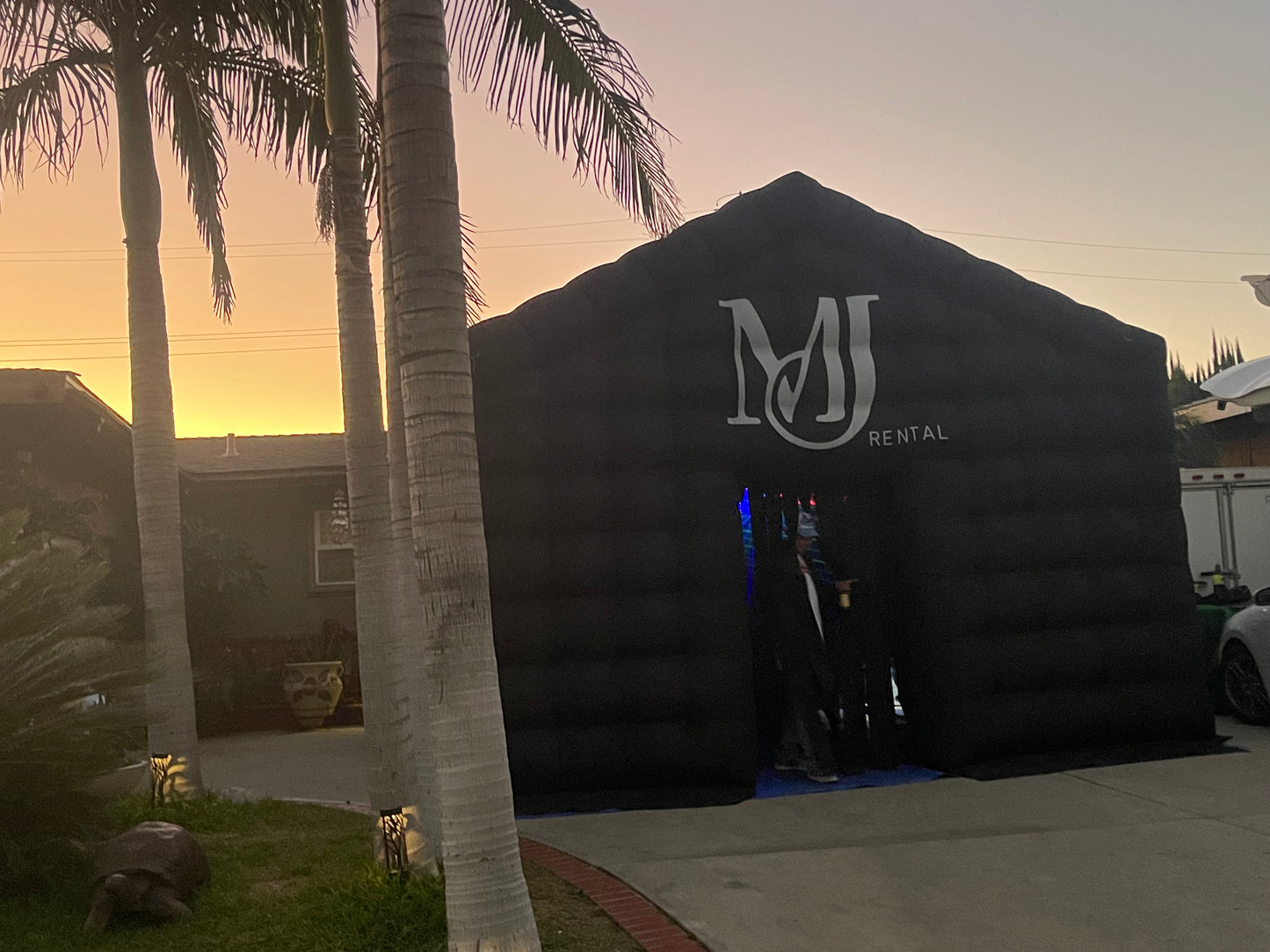 Black Inflatable Nightclub Rental