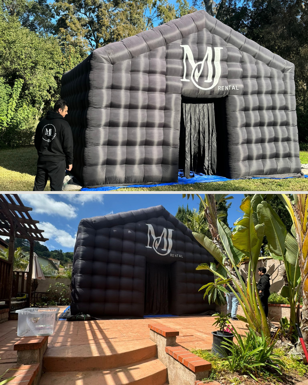 Black Inflatable Nightclub Rental